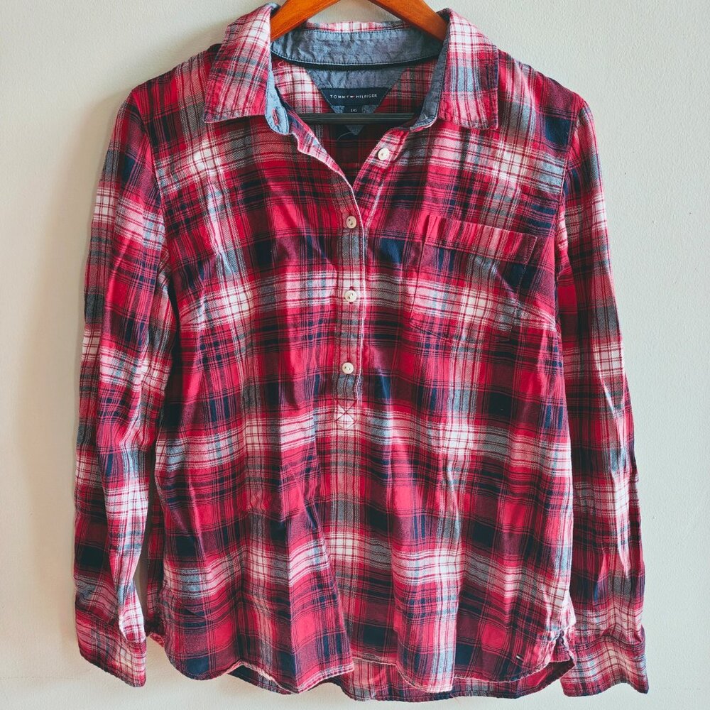 TOMMY HILFIGER Plaid Shirt - Picture 8 of 9